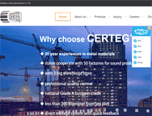Tablet Screenshot of certeg.com